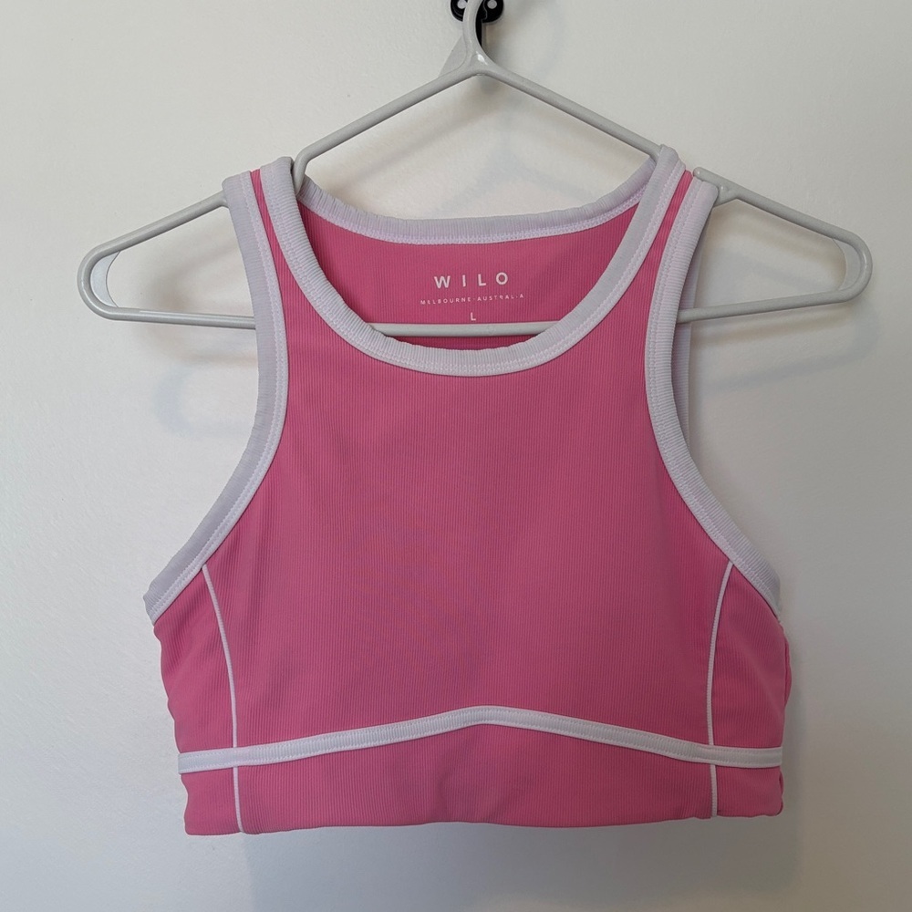 WILO Women's Pink Sports Bra